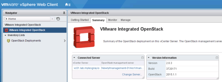 OpenStack Operating Version