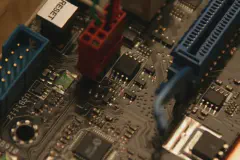 A screenshot of a broken motherboard