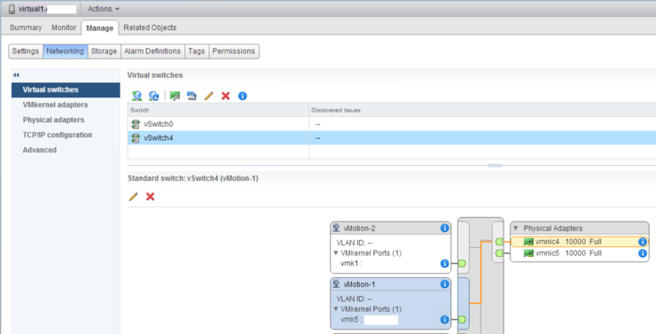 pNIC configuration