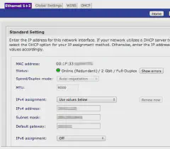ReadyNAS Ultra NIC bonding configuration