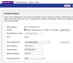 ReadyNAS Ultra NIC bonding configuration