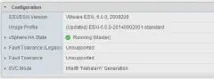 vSphere HA in a healthy state