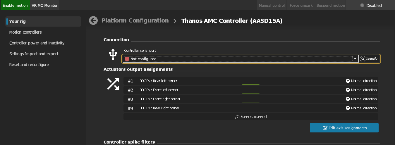 SimHub Motion, still nothing