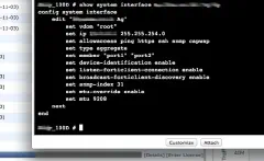 FortiOS Jumbo Frames configuration