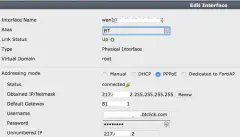 Fortigate WAN interface using IP unnumbering