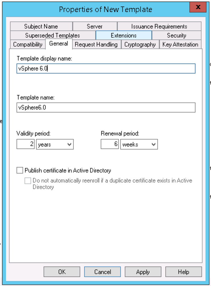 active directory certificate templates